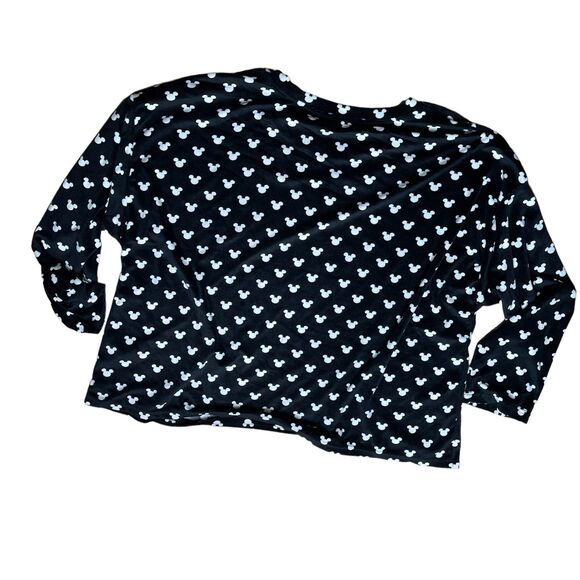 Disney Mickey Mouse Size 3X 22W-24W Sleepwear 2 Piece Pj Set Fleece Top Pants - Picture 5 of 12